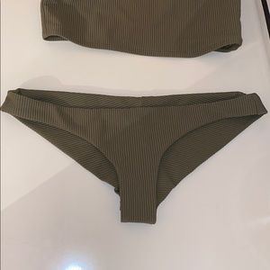 Frankies Bikinis Greer Bottom - olive
